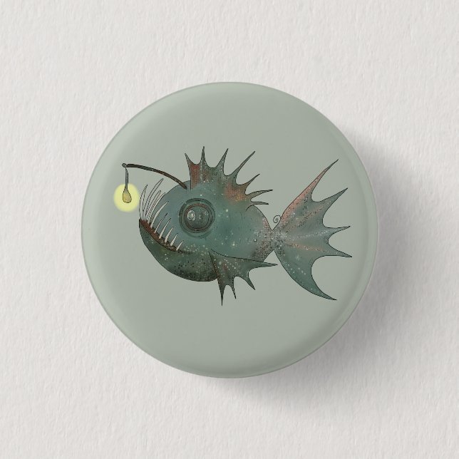 Anglerfisch Button (Vorderseite)
