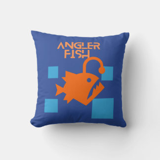 Anglerfisch-Wurfkissen | Abstrakter Anglerfisch | Kissen