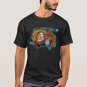 Anglerfish Unterwassersteampunk Shirt
