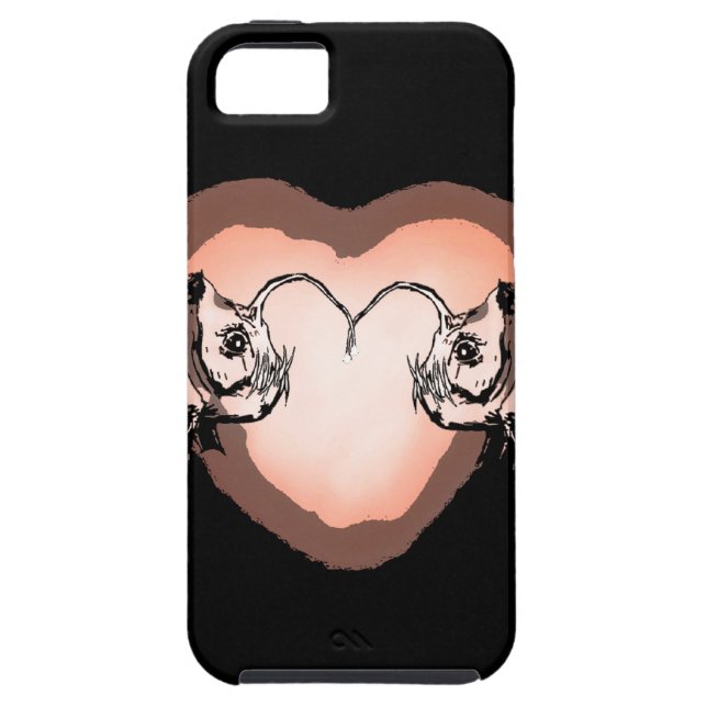 Anglerfishes in der Liebe Case-Mate iPhone Hülle (Rückseite)
