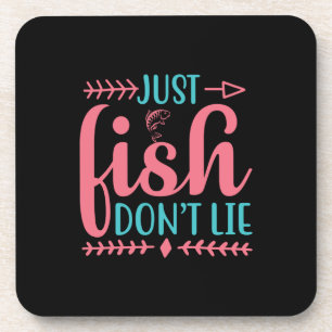 Anglerkunst Nur Fische Getränkeuntersetzer