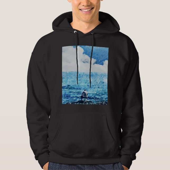 Anglermalerei Hoodie (Vorderseite)