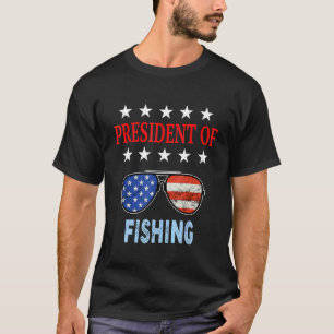 Anglerzubehör Usa-Flagge Angler Spruch 1 T-Shirt