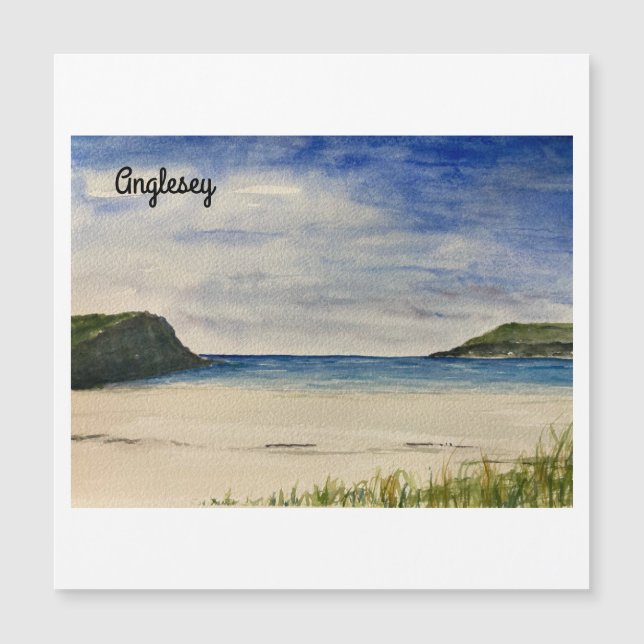 Anglesey Cable Bay Magnetkarte (Vorderseite)