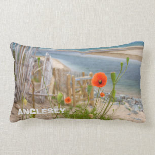 Anglesey Wales Landschaftlich View Beach and Wild  Lendenkissen