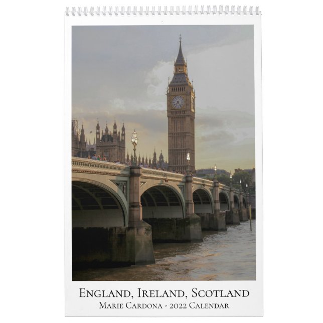 Angleterre, Irlande et Ecosse - Calendrier 2022 (Protection)
