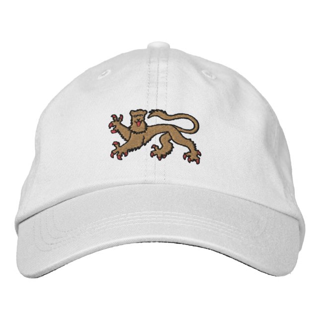 Angleterre Lion rampant Anglais casquette brodé (Devant)