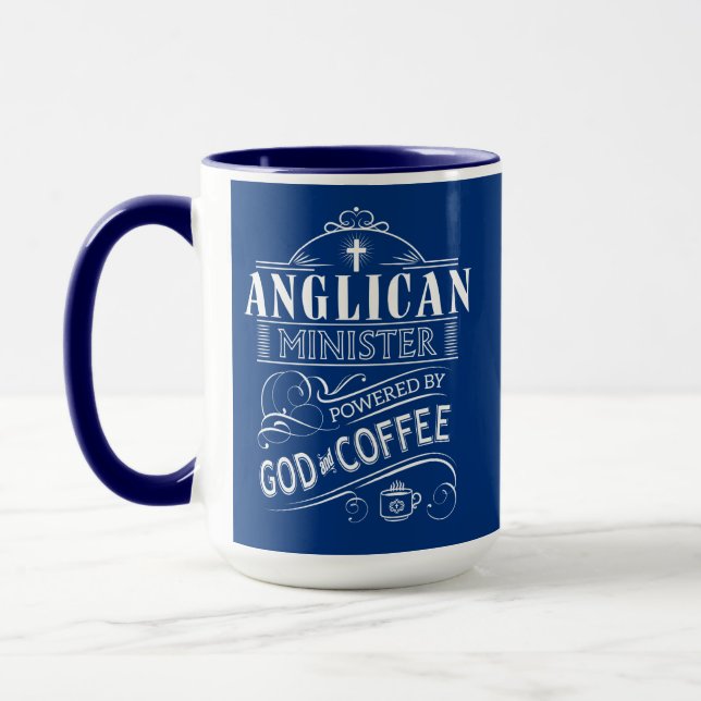 Anglikanischer Minister, angetrieben durch Gott Tasse (Links)
