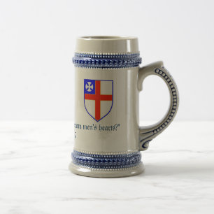 Anglikanisches Bier Stein Bierglas