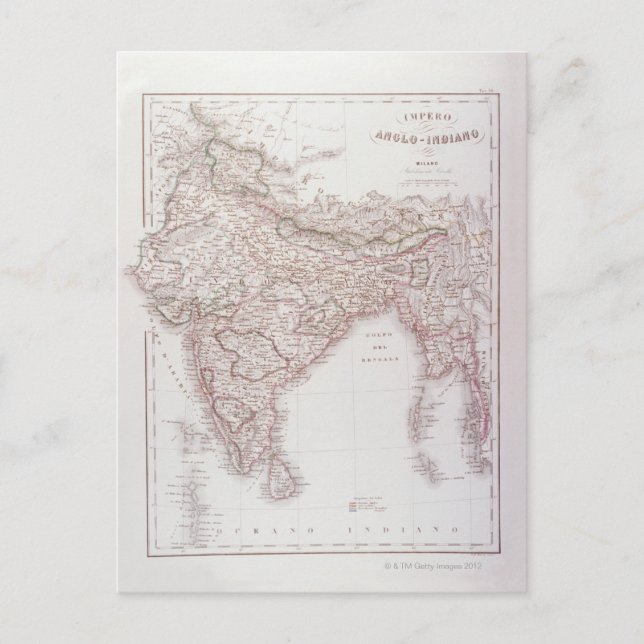 Anglo-Indianerreich Postkarte (Vorderseite)