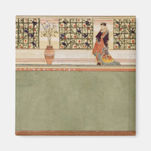 Anglo-Japanischer Wand-Entwurf, c.1860 (w/c u. Magnet