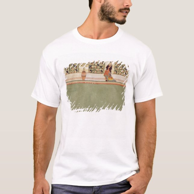 Anglo-Japanischer Wand-Entwurf, c.1860 (w/c u. T-Shirt (Vorderseite)