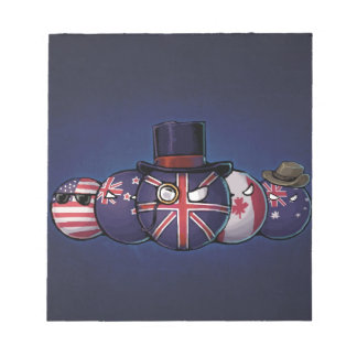 Anglo-Saxon Countryballs Notizblock