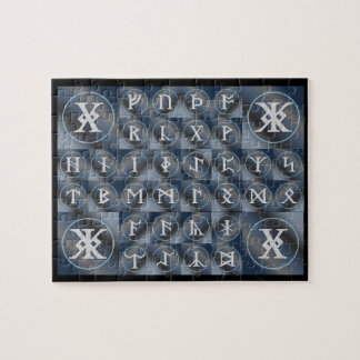 Anglo-Saxon Futhorc Rune Puzzle | Runenalphabet