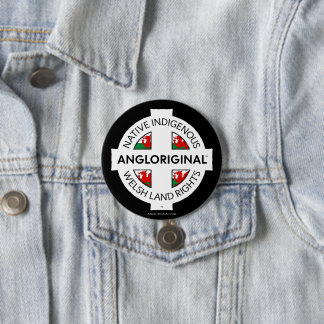 Angloriginal™ Walisische Landrechte Anstecknadel