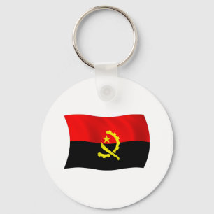 Angola Flag Schlüsselanhänger