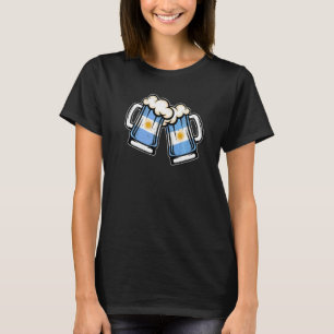 Angola-Flagge Bierkrug Cooles angolanisches Bier T-Shirt