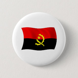Angola-Flagge-Button Button