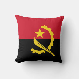 Angola-Flagge Kissen