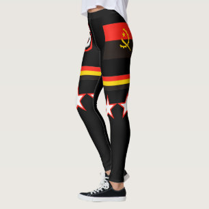 Angola-Flagge Leggings