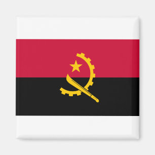 Angola-Flagge Magnet