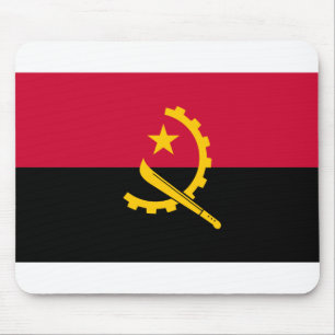 Angola-Flagge Mousepad