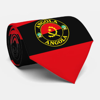 Angola-Flagge Schlips, Stylische angolanische Kraw Krawatte