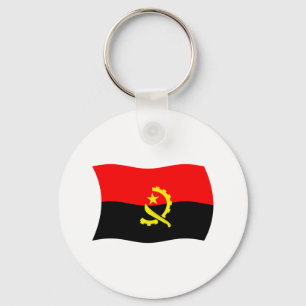 Angola-Flagge Schlüsselanhänger