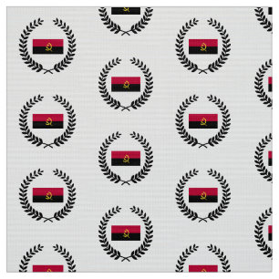 Angola-Flagge Stoff