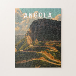 Angola Illustration Reise Kunst Vintage