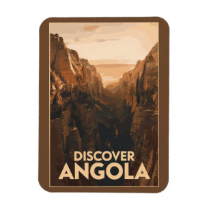 Angola Lubango Art Vintag Magnet