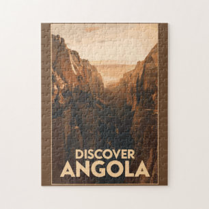 Angola Lubango Reise Kunst Vintage