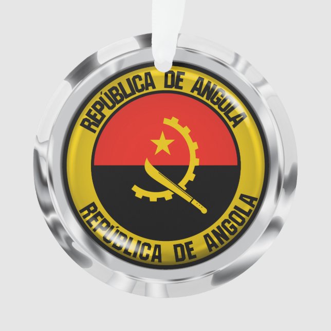 Angola Round Emblem Ornament (Vorderseite)