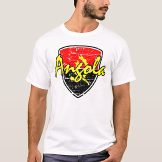 Angola-Schildentwurf T-Shirt