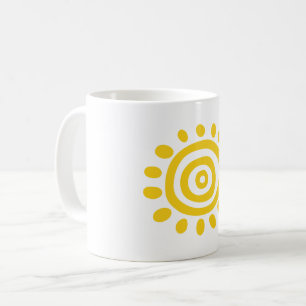 Angola Sonnenzeichen Flagge altes Zeichen  Kaffeetasse