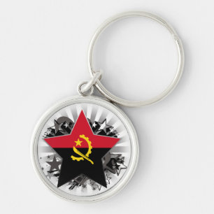 Angola-Stern Schlüsselanhänger