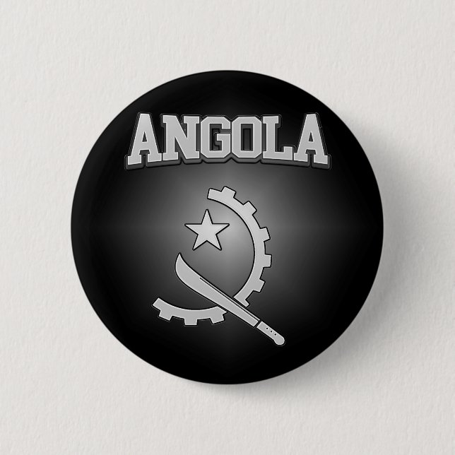 Angola-Wappen Button (Vorderseite)