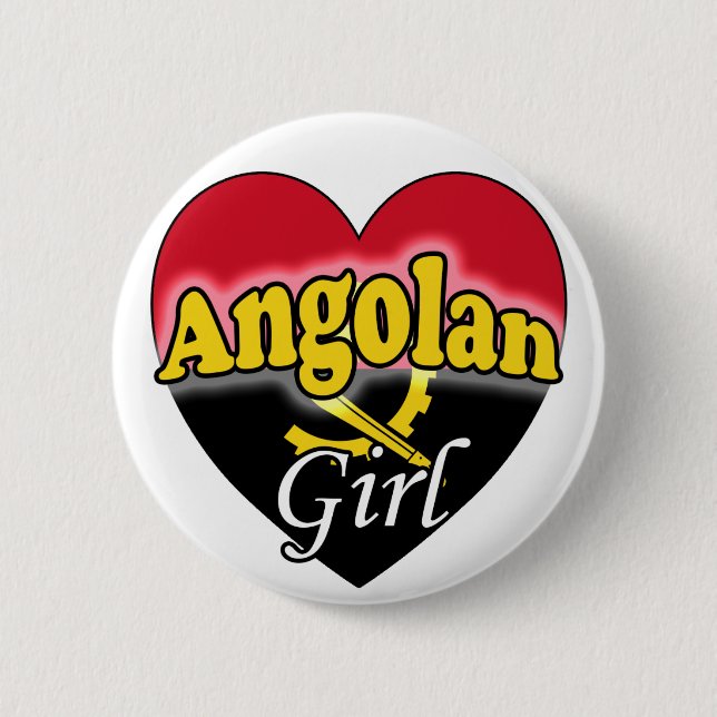 Angolan Girl Button (Vorderseite)