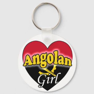 Angolan Girl Schlüsselanhänger