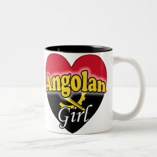 Angolan Girl Zweifarbige Tasse