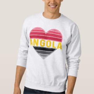 Angolan Herz, I Liebe Angola Sweatshirt