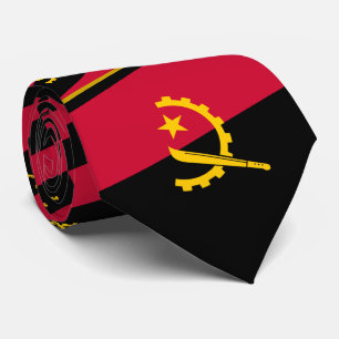 Angolanische Flagge, Flagge Angolas Krawatte