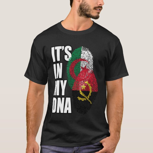 angolanische und algerische DNA-Kennzeichnung T-Shirt (Vorderseite)
