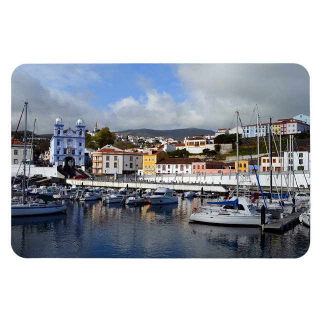 Angra do Heroismo: die Azoren Magnet (Horizontal)
