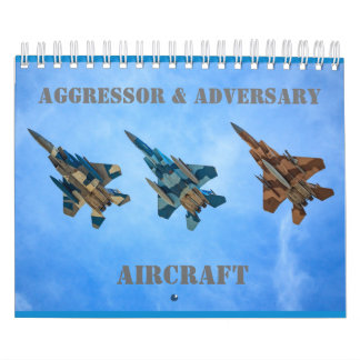 Angreifer-und Gegner-Flugzeug-Kalender mit 2019 US Kalender