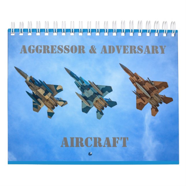 Angreifer-und Gegner-Flugzeug-Kalender mit 2019 US Kalender (Titelbild)