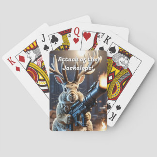 Angriff auf den Jackalope Funny Spielkarten