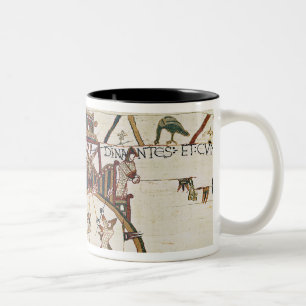 Angriff auf der Stadt von Dinan Zweifarbige Tasse
