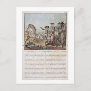 Angriff auf die Gräben vor Den Postkarte