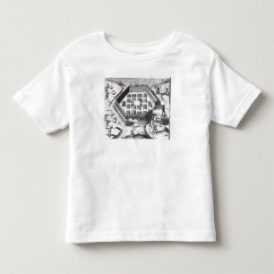 Angriff auf einem Iroquois Dorf Kleinkind T-shirt